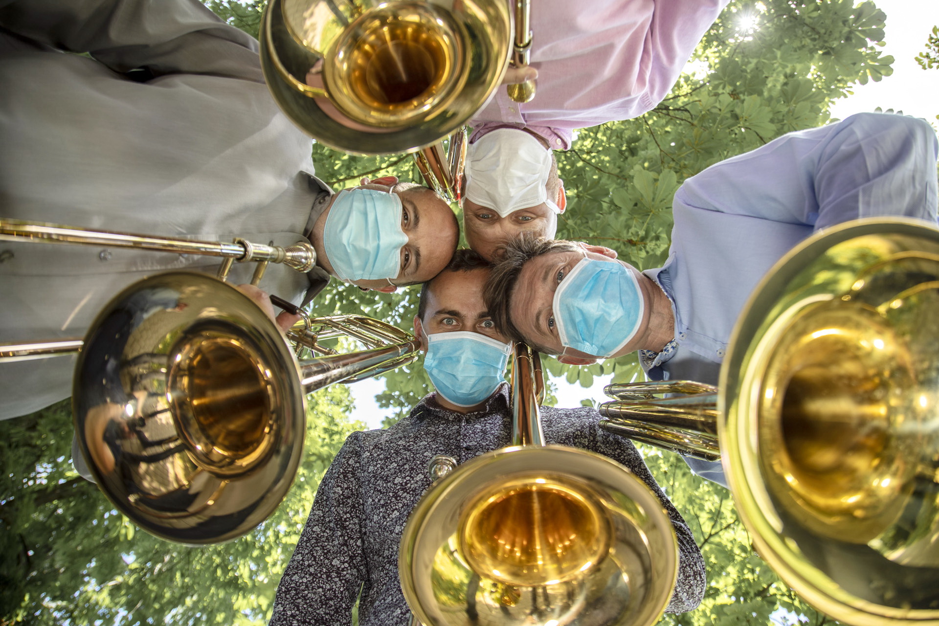 Kvartet trombona Zagrebačke filharmonije na Labuđem otoku