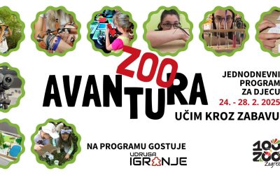 Tijekom drugog dijela zimskih školskih praznika održava se uzbudljiva Zoo avantura