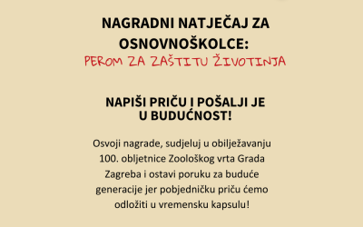 Natječaj za osnovnoškolce: Priča o zaštiti životinja za vremensku kapsulu