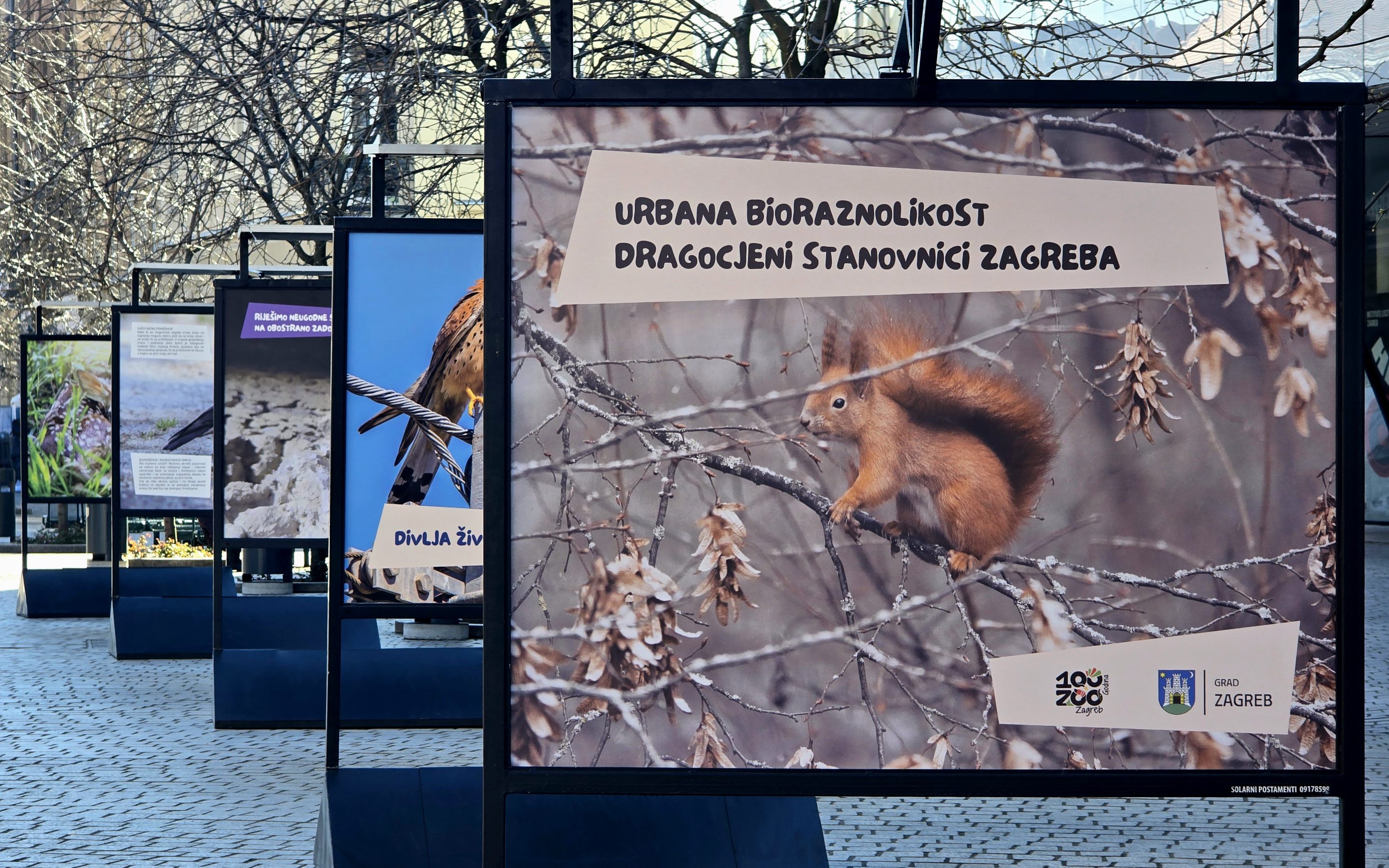 Na Europskom trgu izložba posvećena očuvanju životinjskog svijeta Zagreba