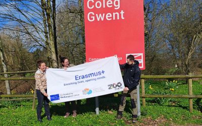 Naši kolege učili o skrbi za životinje na velškom Colegu Gwent