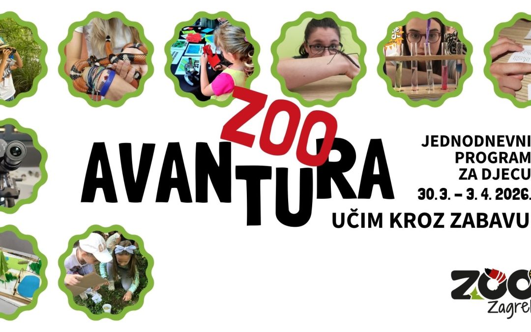 Školarce tijekom uskrsnih praznika očekuje Zoo avantura